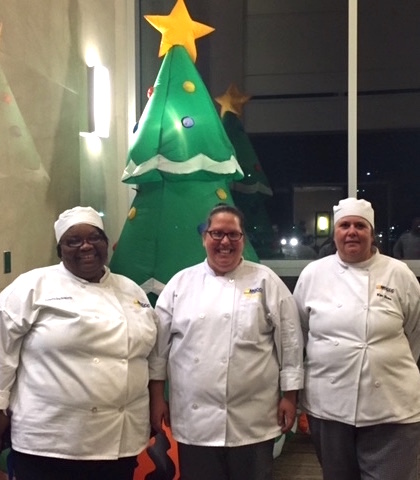Winners of the Side Dish Competition are, from left, Coquitta Ducksworth, third place; Joanna Mitchell, first place; and Kim Ross, second place.